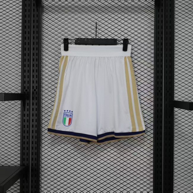Player Version 2026 Italy White Soccer Shorts Football Shorts