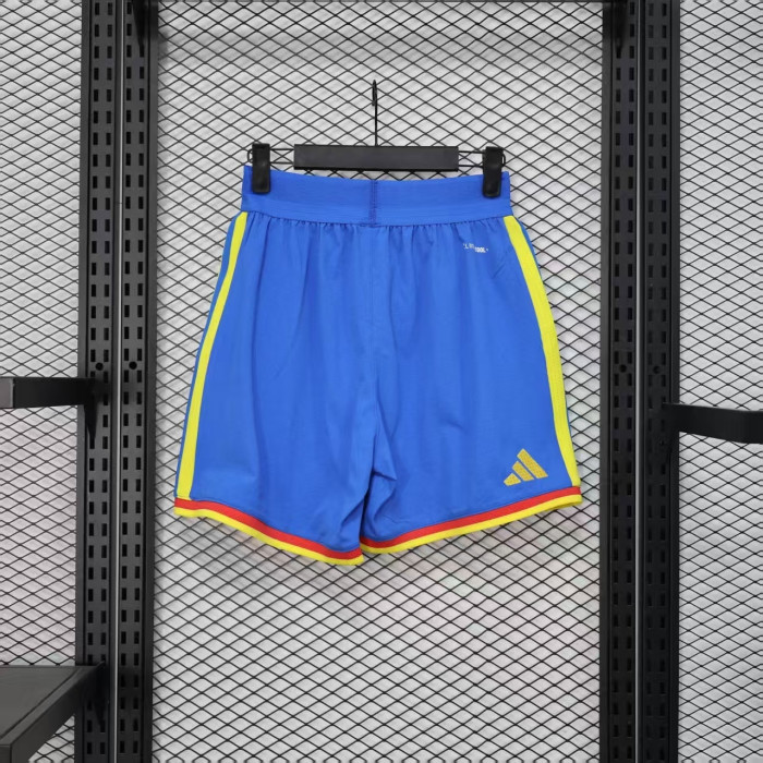 Player Version 2026 Colombia Blue Soccer Shorts Football Shorts
