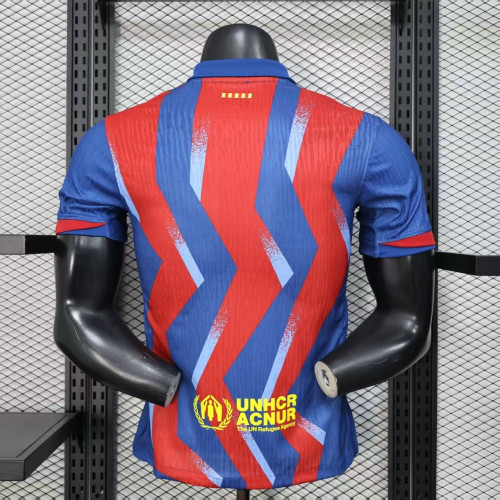 with Supercopa Lettering Barca Camisetas de Futbol Player Version 2025-2026 Barcelona Super Cup Final Orange Soccer Jersey