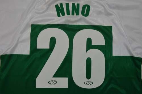 with LFP Patch Retro Jersey 1999-2000 Elche NINO 26 Home Soccer Jersey Vintage Football Shirt