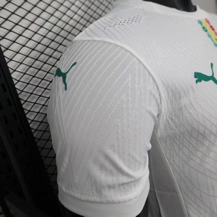 with 2 Stars Player Version 2026 Senegal White Soccer Jersey Football Shirt