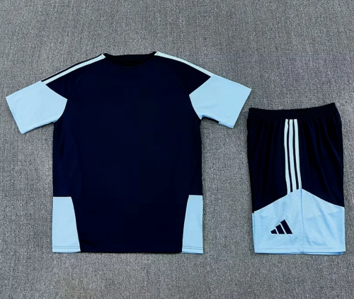 Adult Uniform 2026 Argentina Dark Blue Soccer Training Jersey and Shorts Football Kits