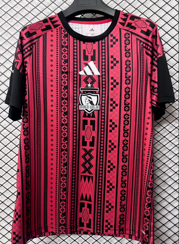 Fan Version 2026-2027 Colo-Colo Red/Black Soccer Training Jersey Football Shirt