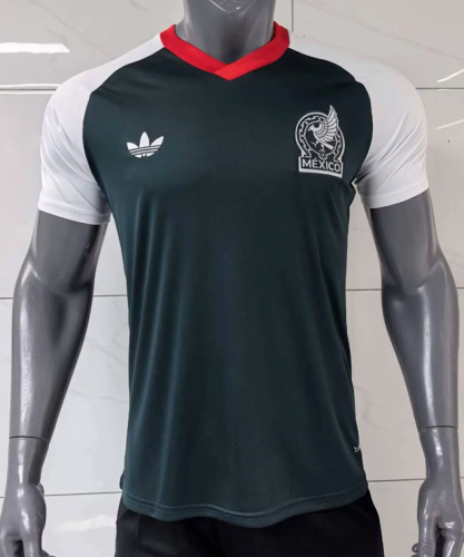 Player Version 2026 Mexico Dark Green Soccer Training Jersey Football Shirt