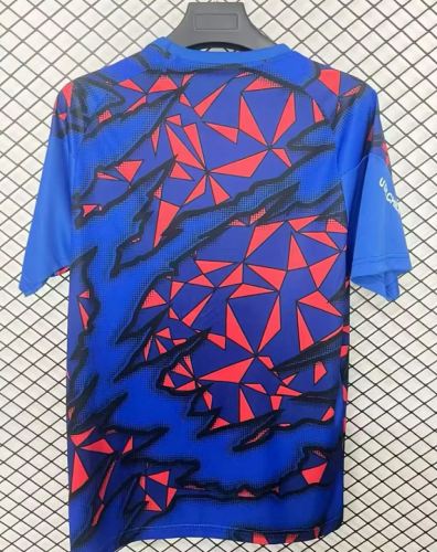 Fan Version 2026-2027 Club Universidad de Chile Blue/Red Soccer Pre-match Jersey Football Shirt