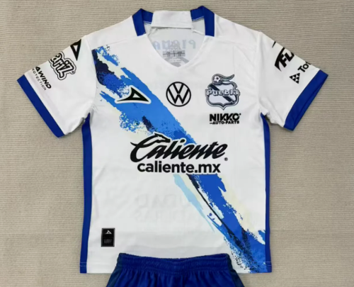 Fan Version 2025-2026 Puebla Home Soccer Jersey Football Shirt