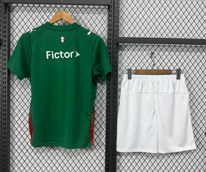 Youth Uniform Kids Kit 2026-2027 Palmeiras Home Soccer Jersey Shorts Child Football Set