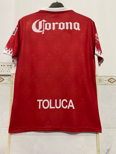 Retro Jersey 1997-1998 Deportivo Toluca Home Soccer Jersey Vintage Football Shirt