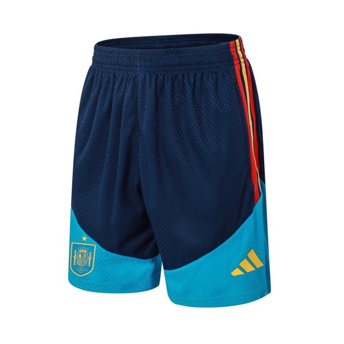 Player Version 2026 Spain Dark Blue Soccer Training Shorts Football Shorts