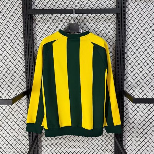 2025-2026 Brazil Yellow/Green Soccer Training Sweater