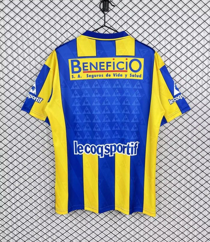 Retro Jersey 1995-1997 Club Atlético Rosario Central Home Soccer Jersey Vintage Football Shirt