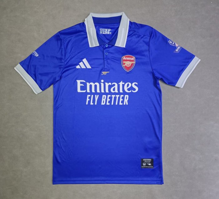 Arsenal 2025-2026 Blue Soccer Polo