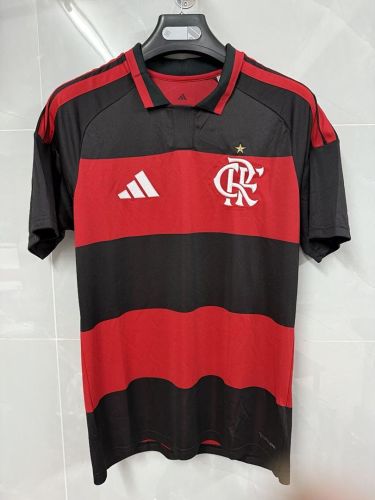without Sponor Logo Fan Version 2026-2027 Flamengo Home Soccer Jersey Football Shirt