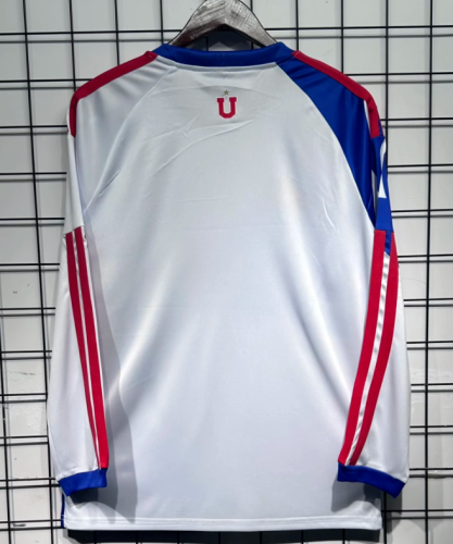 Long Sleeve Fan Version 2026-2027 Club Universidad de Chile Away Soccer Jersey Football Shirt