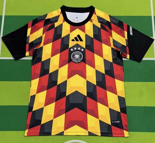 Fan Version 2026 Germany Black/Red/Yellow Soccer Training Jersey Football Shirt