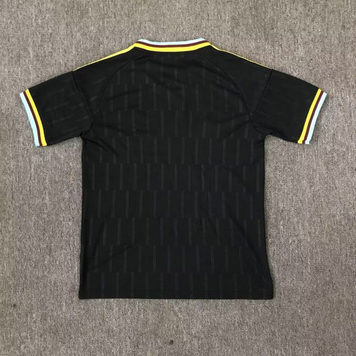 Fan Version 2025-2026 Aston Villa Black Special Edition Football Shirt Soccer Jersey