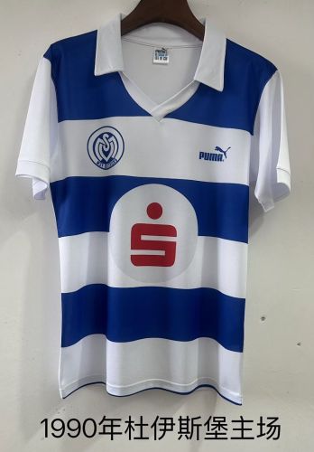 Retro Jersey 1990 FCR 2001 Duisburg Home Soccer Jersey Vintage Football Shirt