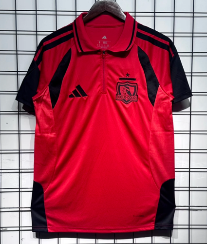Fan Version 2026-2027 Colo-Colo Red/Black Soccer Polo