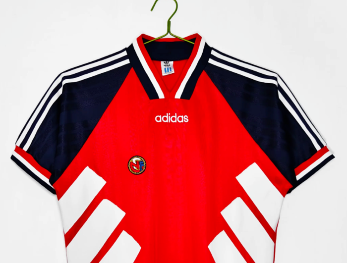 Retro Jersey 1994-1995 Norway Home Soccer Jersey Vintage Football Shirt