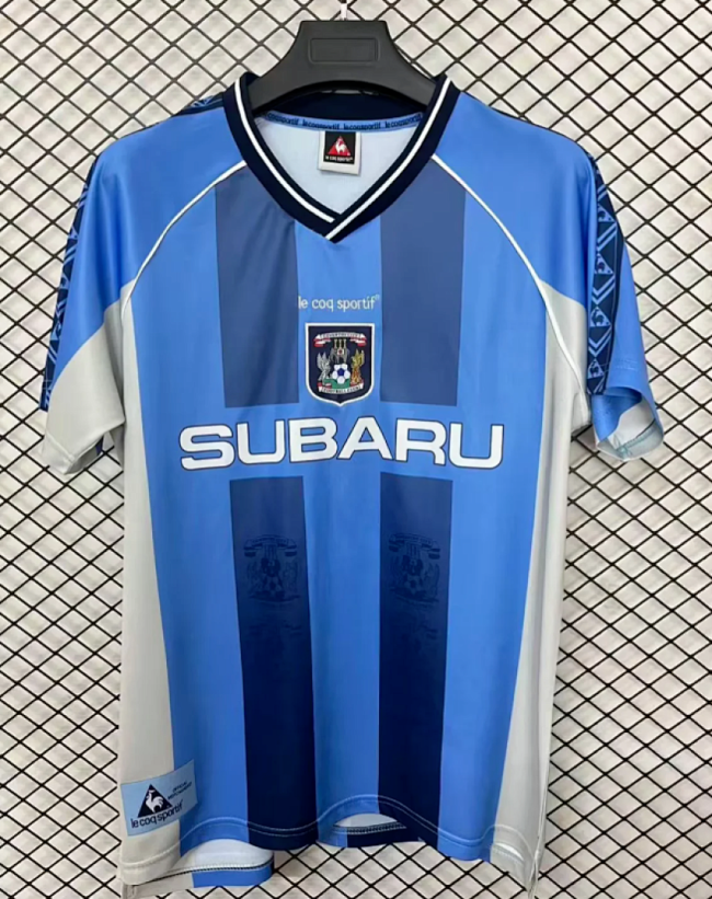 Retro Jersey 1998-1999 Coventry City Home Soccer Jersey Football Shirt