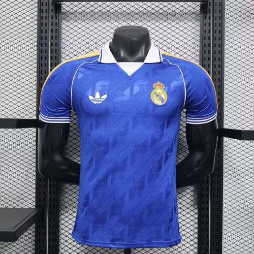 Player Version 2026-2027 Real Madrid Blue Special Edition Soccer Jersey Real Football Shirt