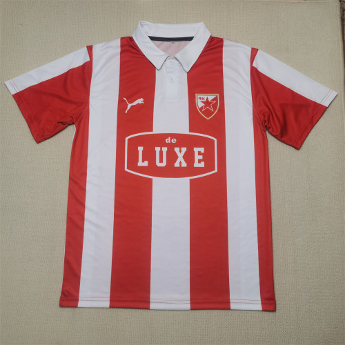 Retro Jersey 1983-1984 Crvena zvezda Football Shirt Vintage Red Star Belgrade Home Soccer Jersey