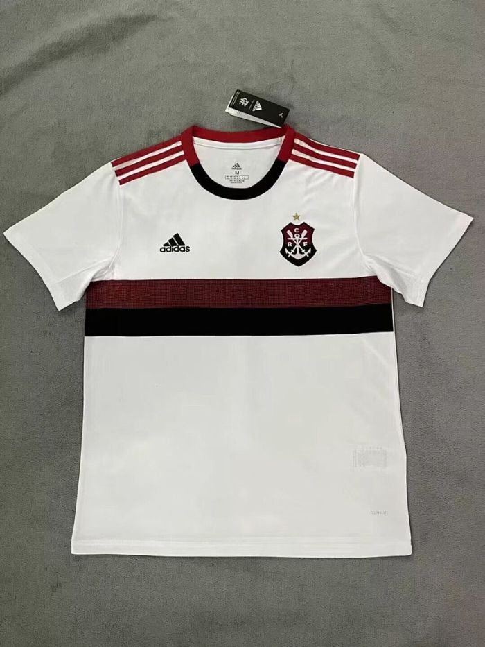 Retro Jersey 2019-2020 Flamengo Away White Soccer Jersey Vintage Football Shirt