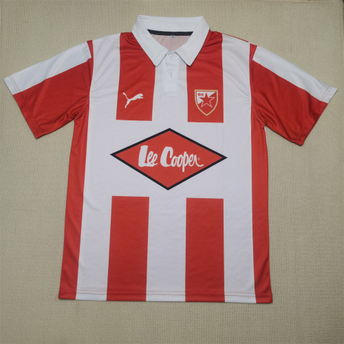 Retro Jersey 1984-1985 Crvena zvezda Football Shirt Vintage Red Star Belgrade Home Soccer Jersey