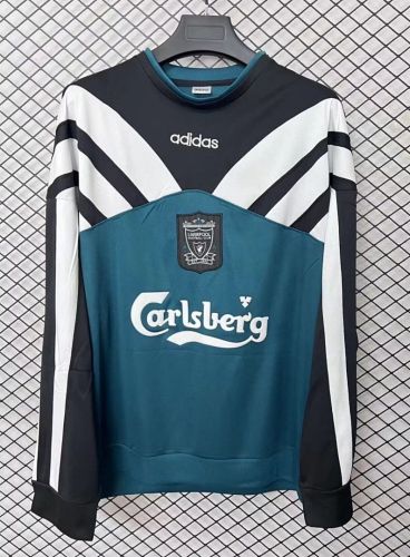 Retro Sweater 1996-1997 Long Sleeve Liverpool Green Soccer Training Sweater