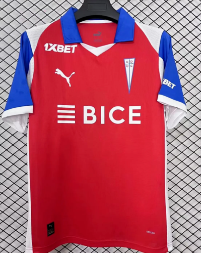 Fan Version 2026-2027 Catholic University Away Red Soccer Jersey Universidad Catolica Football Shirt