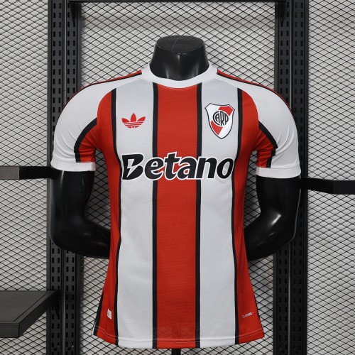with Sponor Logo Player Version 2026-2027 River Plate Home Soccer Jersey Football Shirt