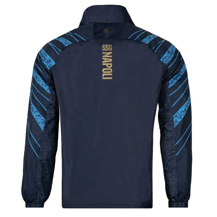 2026 Napoli Black/Blue Soccer Windbreaker Jacket Napoles Football Jacket