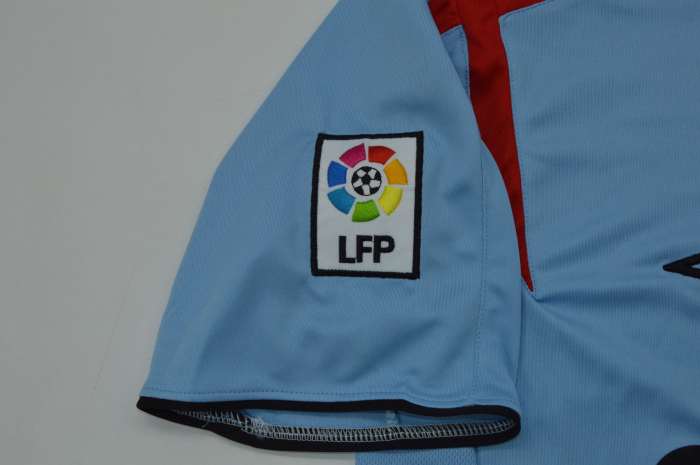 with LFP Patch Retro Jersey 2005-2007 Celta de Vigo SILVA 16 Home Soccer Jersey Vintage Football Shirt