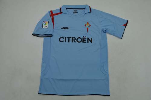 with LFP Patch Retro Jersey 2005-2007 Celta de Vigo Home Soccer Jersey Vintage Football Shirt