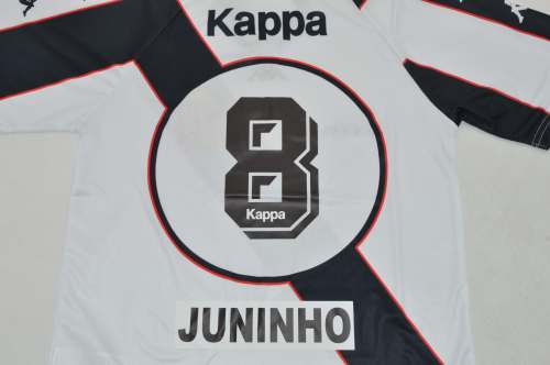 Retro Jersey Vasco Da Gama 1997 JUNINHO 8 Away White Soccer Jersey Vintage Football Shirt