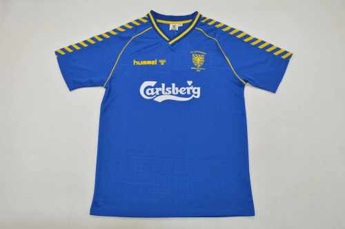 Retro Jersey 1988-1989 Wimbledon JONES 4 Home Soccer Jersey Football Shirt