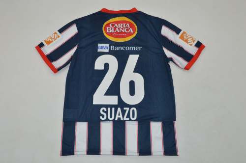 Retro Jersey 2009-2010 Monterrey SUAZO 26 Home Soccer Jersey Vintage Football Shirt