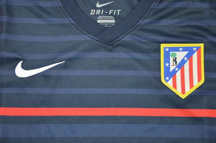 Retro Jersey 2011-2012 Atletico Madrid FALCAO 9 Away Dark Blue Soccer Jersey Vintage Football Shirt