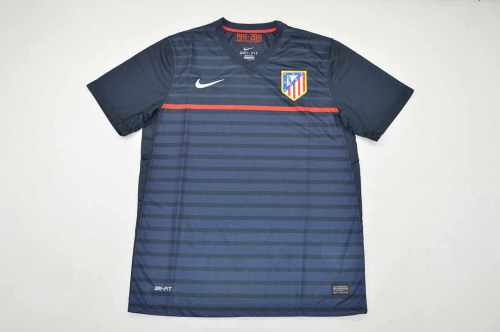 Retro Jersey 2011-2012 Atletico Madrid FALCAO 9 Away Dark Blue Soccer Jersey Vintage Football Shirt