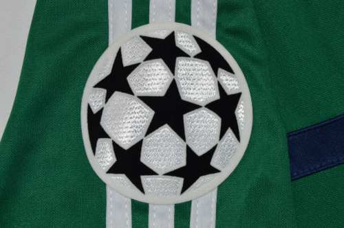 with UCL Patch Retro Jersey 2000-2001 Panathinaikos Home Soccer Jersey Football Shirt
