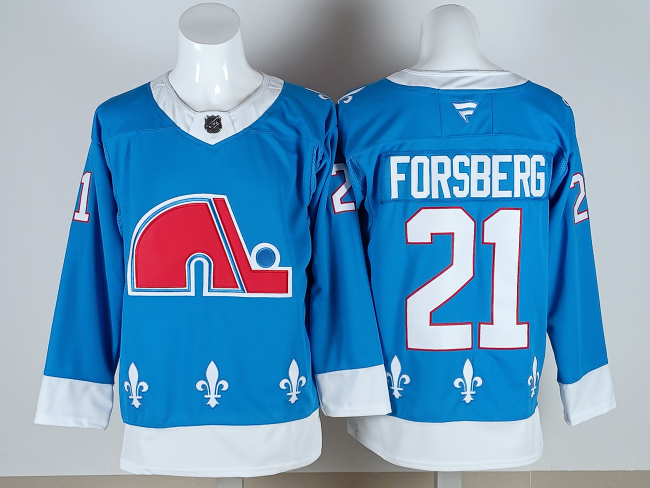 Colorado Avalanche FORSBERG 21 Blue NHL Jersey