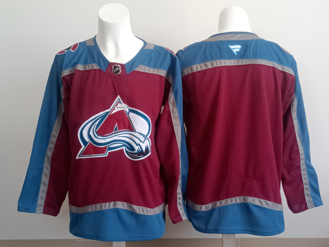 Colorado Avalanche Red/Blue Blank NHL Jersey