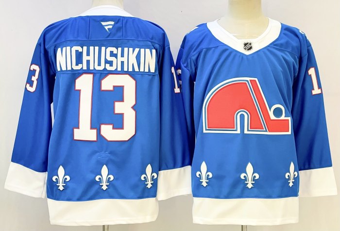 Colorado Avalanche NICHUSHKIN 13 Blue NHL Jersey