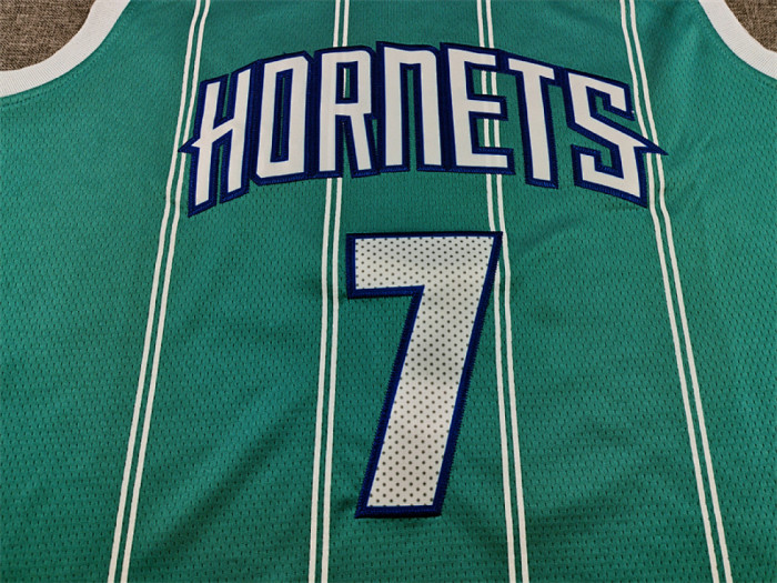 Charlotte Hornets 7 KNUEPPEL Sky Blue Basketball Shirt NBA Jersey