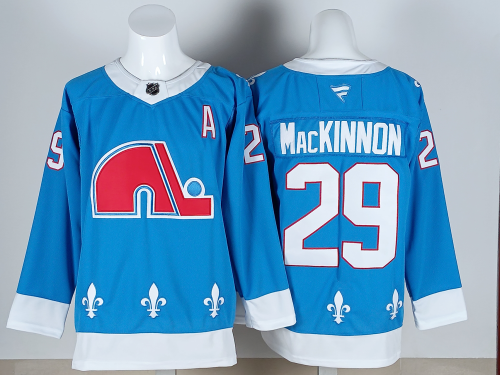 Colorado Avalanche MAcKINNON 29 Blue NHL Jersey