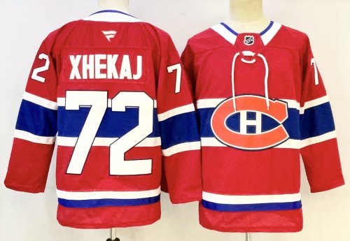 Canada XHEKAJ 72 Red NHL Jersey Hockey Shirt