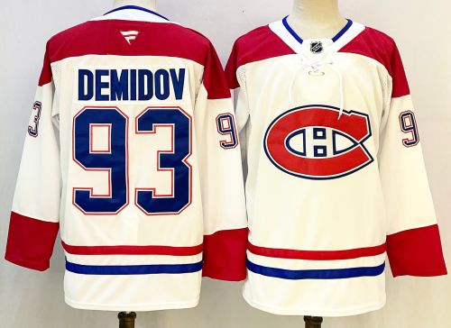 Canada DEMIDOV 93 White NHL Jersey Hockey Shirt
