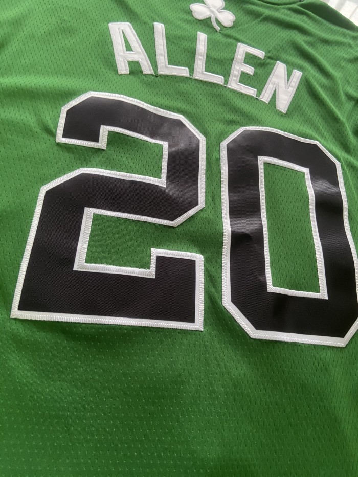Boston Celtics ALLEN 20 Green NBA Jersey Basketball Shirt