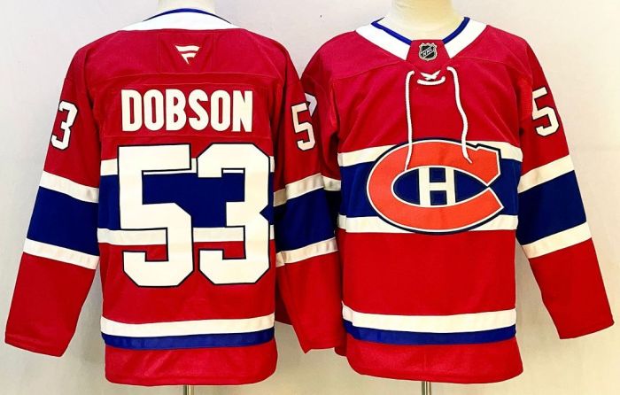 Canada DOBSON 53 Red NHL Jersey Hockey Shirt