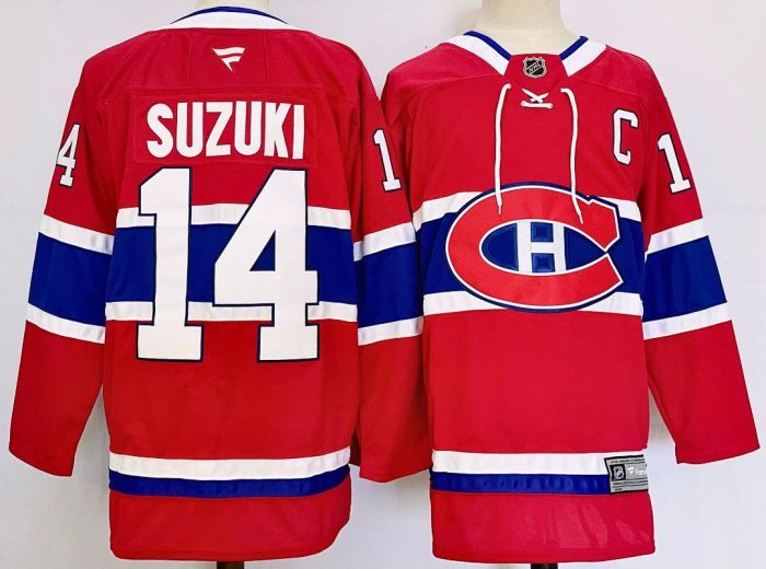 Canada SUZUKI 14 Red NHL Jersey Hockey Shirt